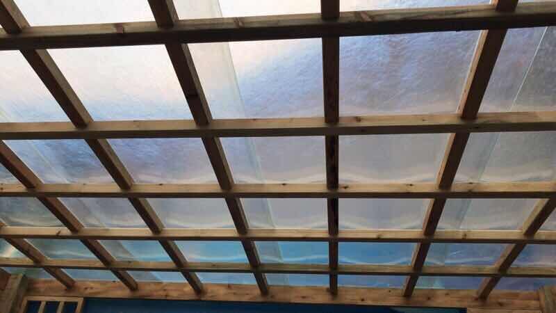 車間隔斷玻璃鋼采光板透明瓦 車間玻璃鋼采光板