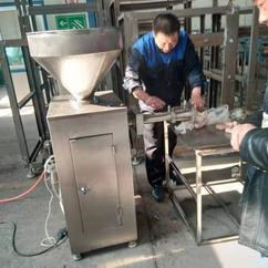 氣動(dòng)定量自動(dòng)扭結(jié)灌腸機(jī)寵物食品腸設(shè)備三種尺寸灌腸機(jī)