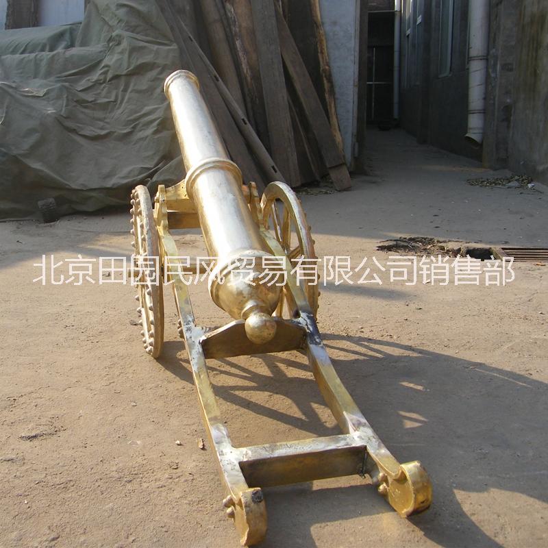 銅火炮大號銅炮擺件 純銅大炮 鎮(zhèn)宅大炮 黃銅炮模型 銅器化煞銅火銃