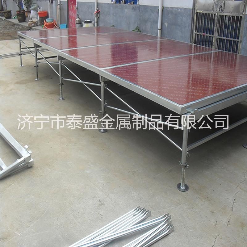 鋁合金鋼鐵雷亞快裝舞臺 桁架子婚慶活動(dòng)升降簡易拼裝t臺 廠家直銷可定制