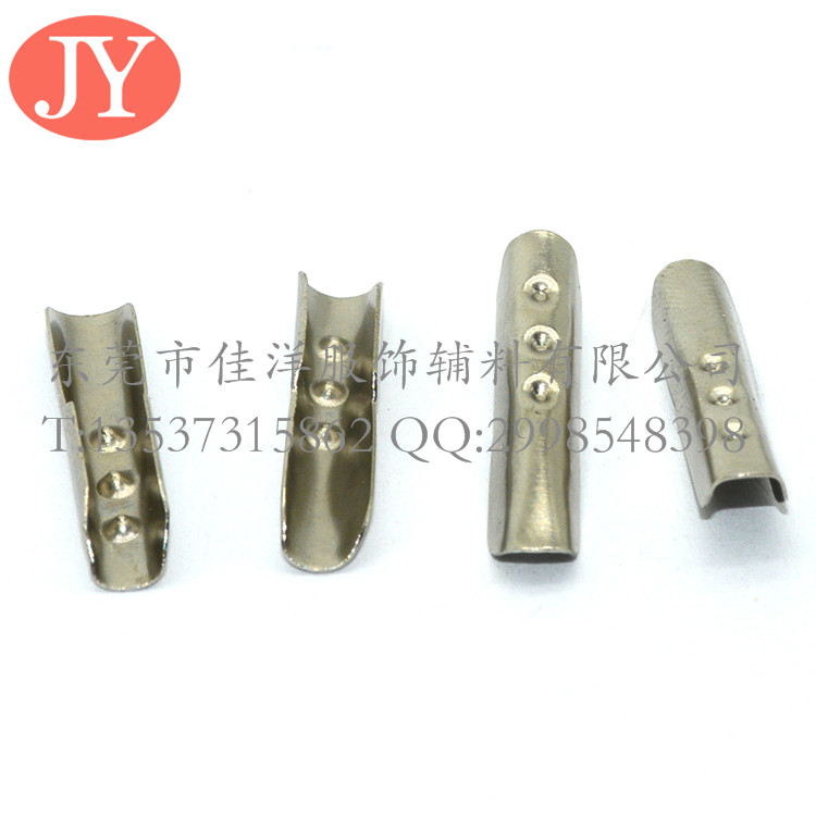 多規(guī)格金屬繩夾扣 銅鐵不銹鋼馬仔 環(huán)保電鍍馬仔夾 繩帶金屬夾