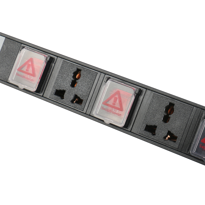 Gowone 購?fù)鶳DU機柜插座 工業(yè)插排 萬用孔接線板 工業(yè)PDU  服務(wù)器電源分配單元  5米線  W105