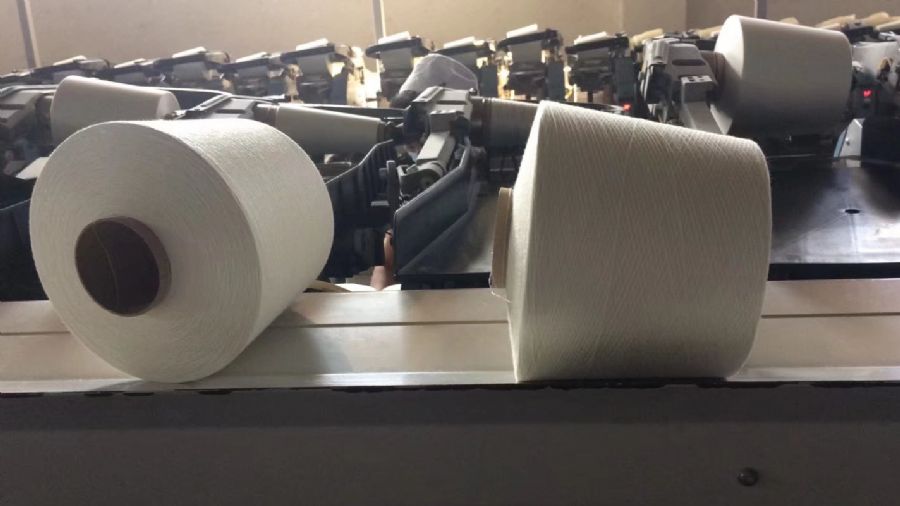 氣流滌綸紗12支仿大化純滌紗