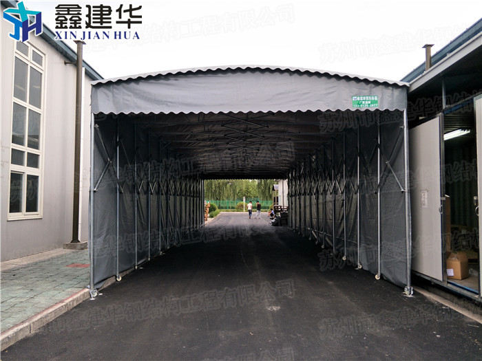 福山區(qū)大型移動(dòng)物流倉庫蓬哪家比較好 活動(dòng)伸縮雨棚