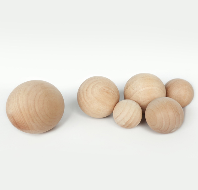 廠家直銷家居櫸木無孔木球