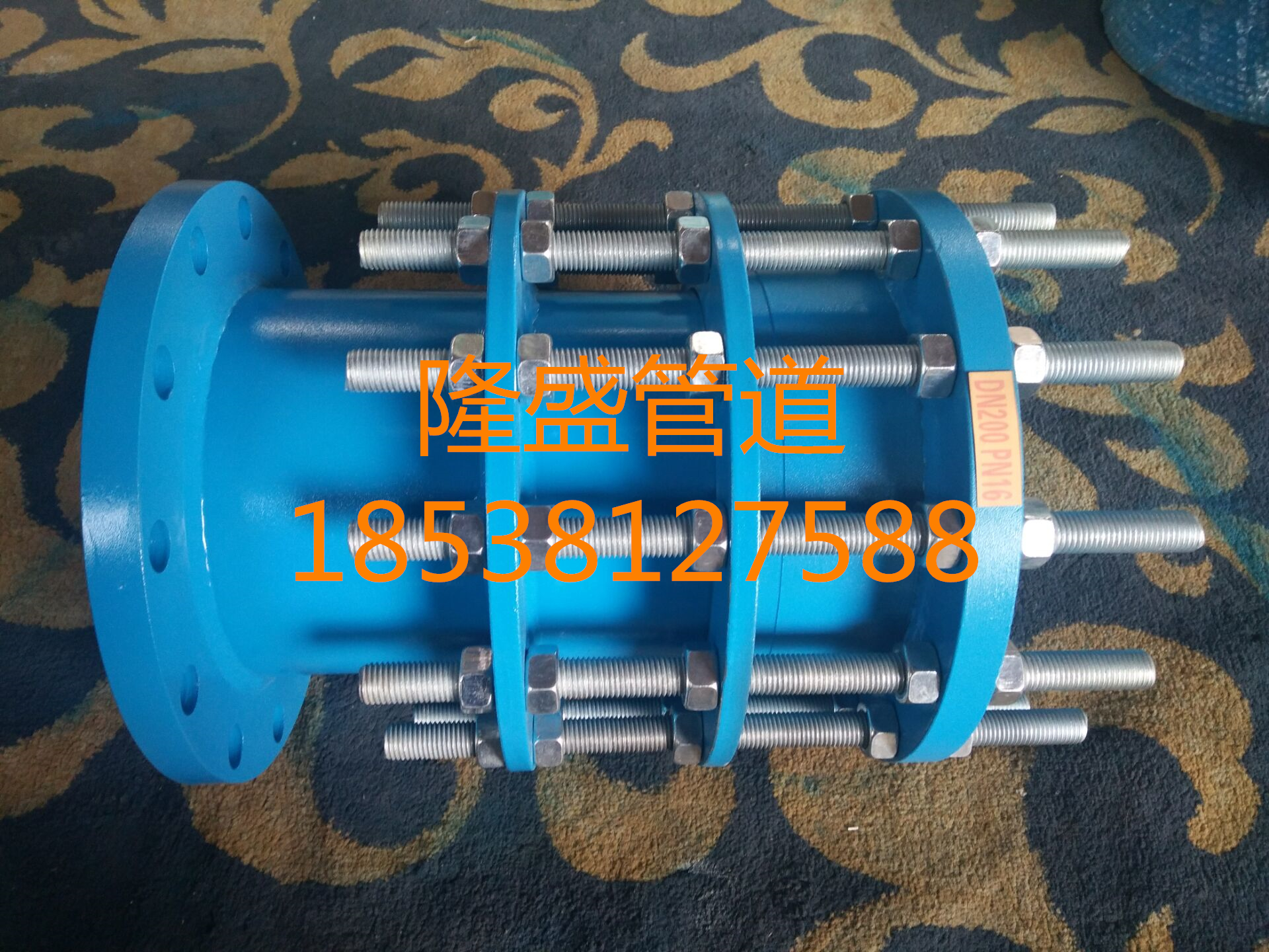 球墨鑄鐵可拆式雙法蘭傳力接頭 隆盛熱銷*惠