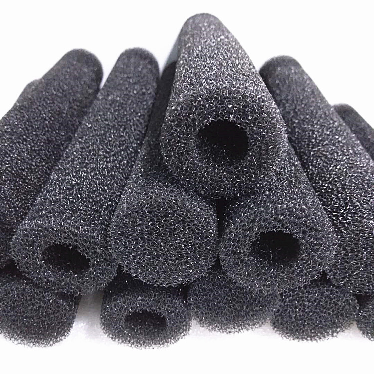 水族魚缸中孔過濾綿 水泵過濾*網(wǎng)海綿管 黑色水處理凈化過濾網(wǎng)