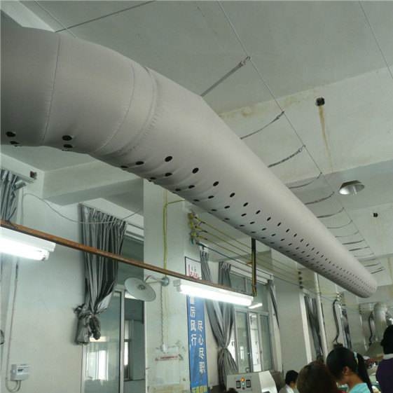 廠家定制聚酯纖維阻燃布袋風(fēng)管_防凝露_新式中央空調(diào)布風(fēng)管