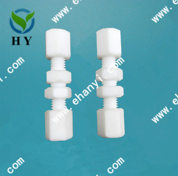 蘇州涵易PTFE接頭90度彎頭PTFE彎頭耐腐蝕接頭樹脂接頭