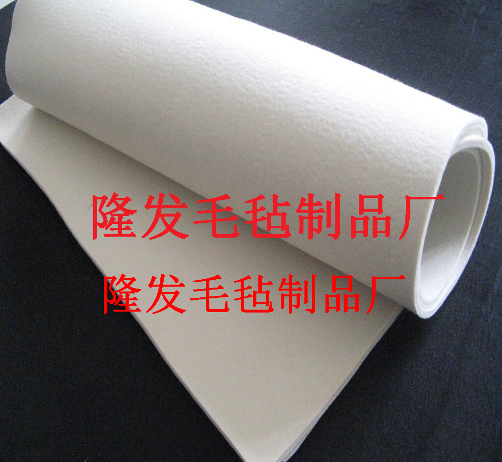 生態(tài)環(huán)保白毛氈，防震毛氈，密封毛氈
