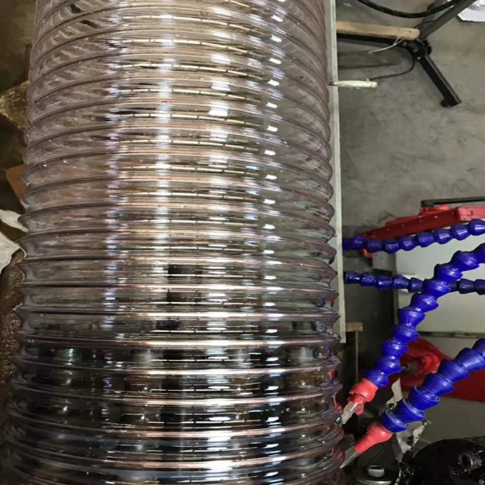 廠家直銷印刷機通風(fēng)管PU鋼絲軟管