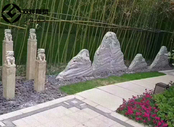 河北造景假山石片泰山造景片石石頭切片