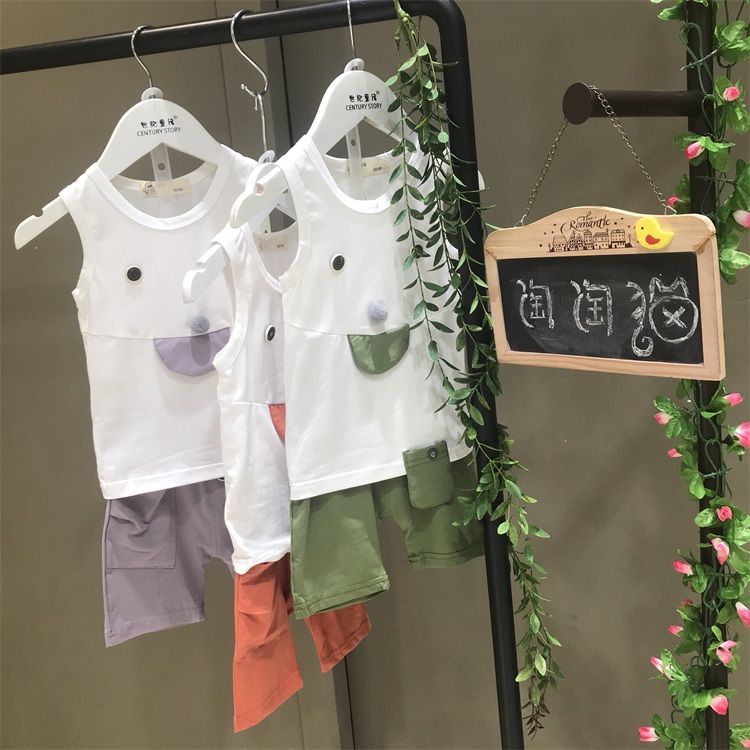 北京淘淘貓品牌童裝批發(fā)貨源夏季套