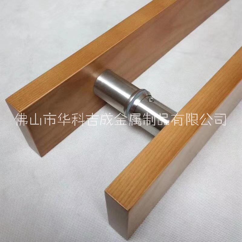 304不銹鋼夾木玻璃門拉手 304不銹鋼圓管拉手廠家批發(fā)