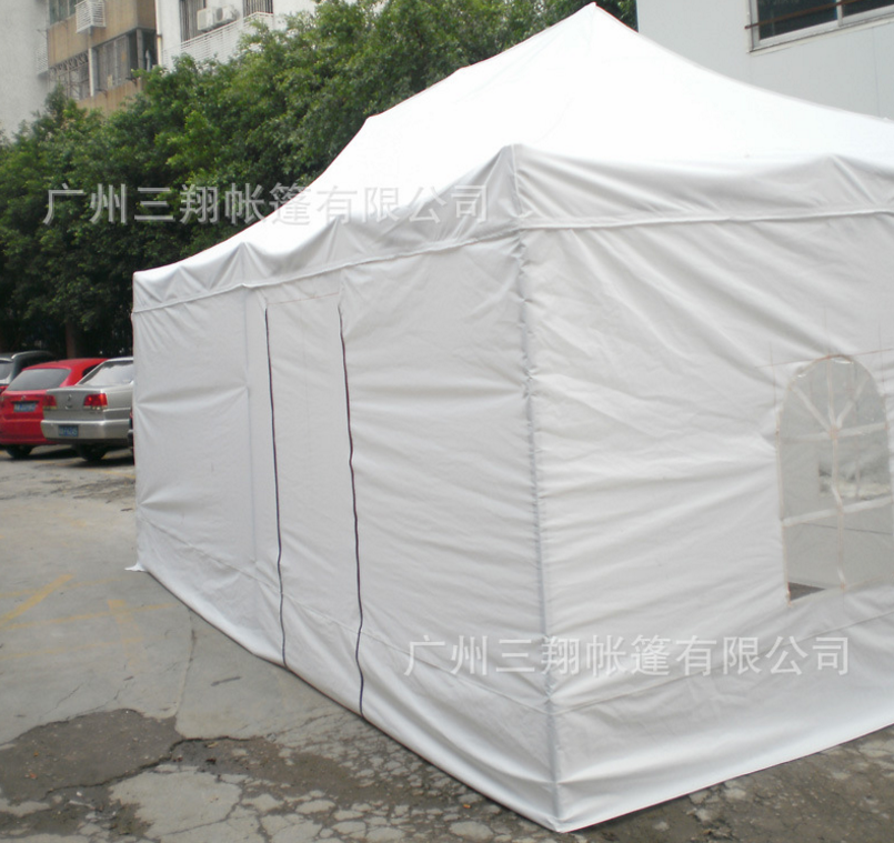 3米*6米戶外廣告帳篷太長方型遮陽棚雨棚擺攤折疊四角車棚可印字