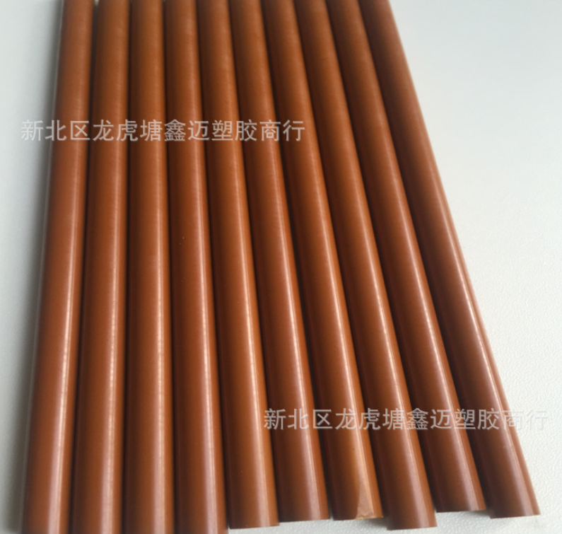 大量銷售 pi棒 進口pi棒 棕色pi 耐高溫 聚酰亞胺棒 德國蓋爾 進口棕色pi棒