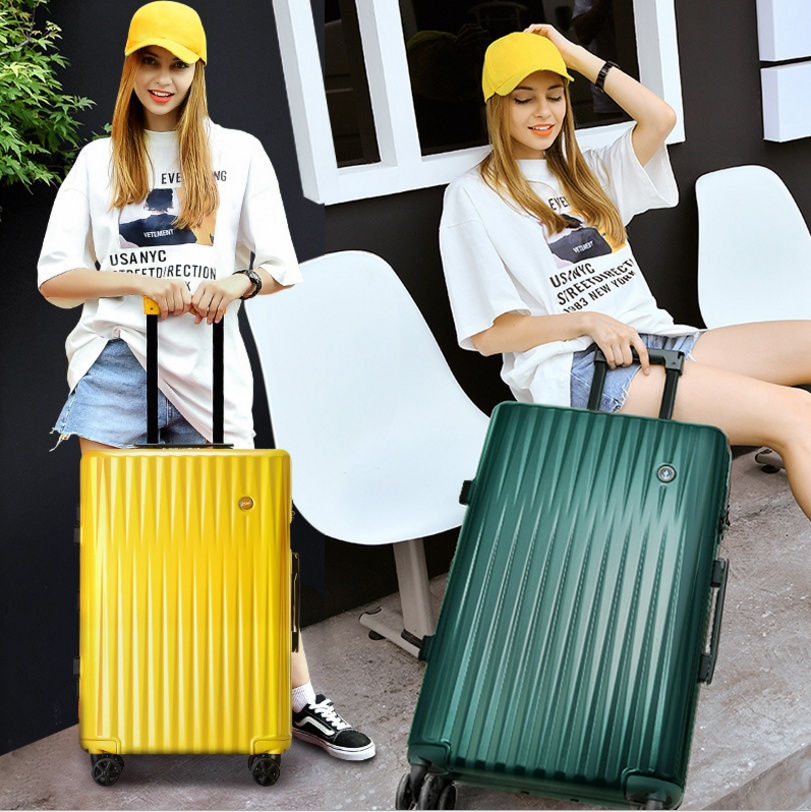 三品松廠家直銷盒子式*拉鏈箱現(xiàn)貨供應旅行箱行李箱拉鏈拉桿箱登機箱萬向輪密碼箱