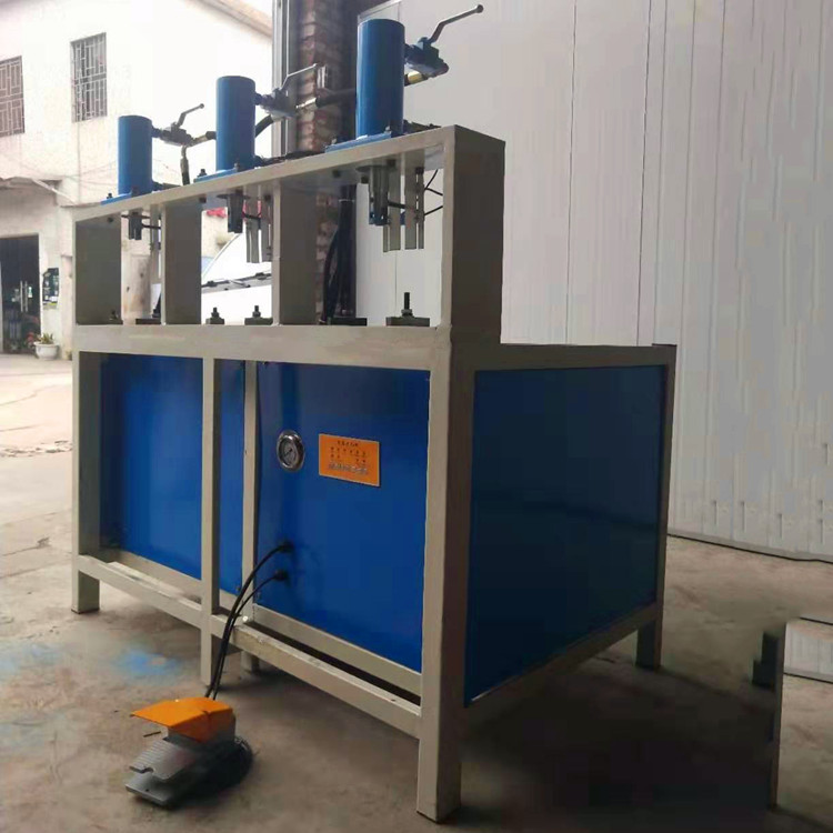 k3-80三工位防盜網(wǎng)沖孔機(jī)圓管開孔器液壓沖床