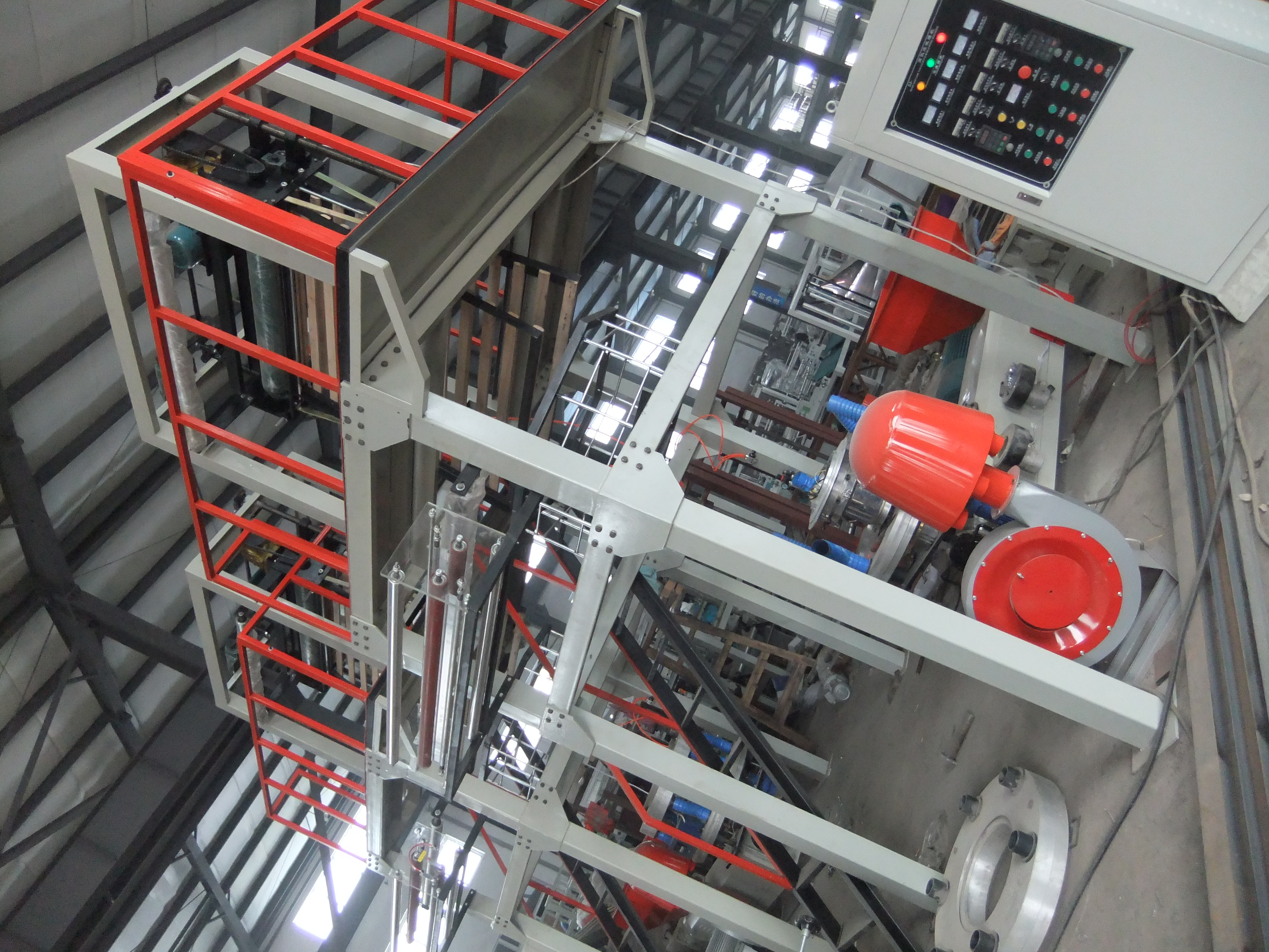 外白內(nèi)黑快遞袋吹膜機  快遞袋吹膜機