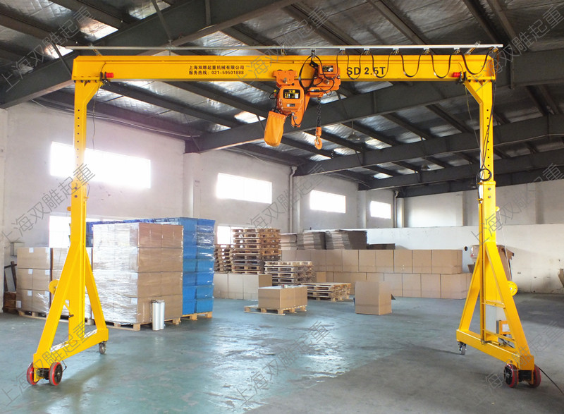寶雕 2噸無軌行走龍門架 上海雙雕起重 龍門架 龍門吊 無軌電行走龍門架 龍門架 龍門吊 無軌電動(dòng)龍門架