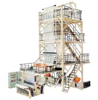內(nèi)冷三層共擠吹膜機(jī) 三層共擠吹膜機(jī)
