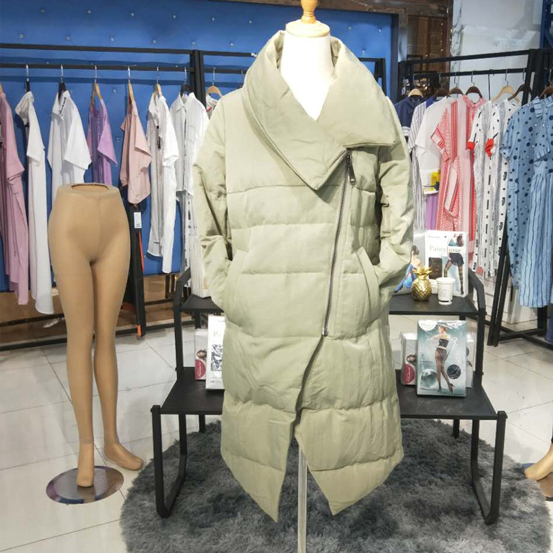 2019秋冬曼紫羽絨服品牌折扣女裝尾貨批發(fā)走份