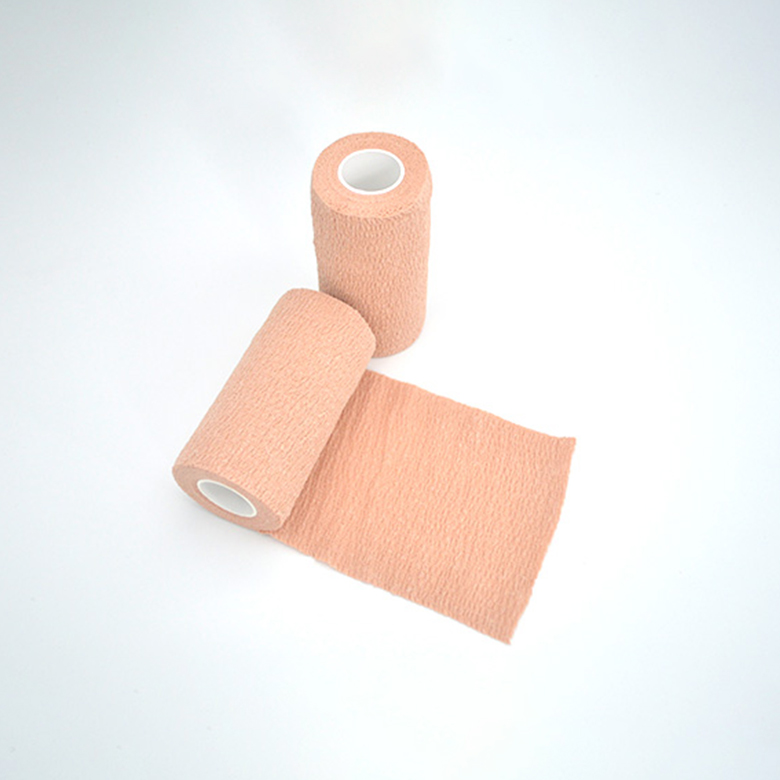 廠家直銷棉質(zhì)彈力透氣彩色自粘繃帶