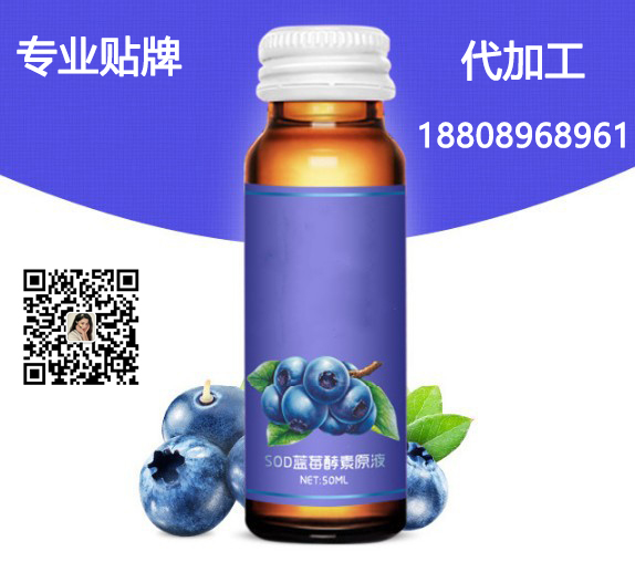 小規(guī)格藍(lán)莓酵素果汁飲品OEM|藍(lán)莓原漿提取代加工工廠?