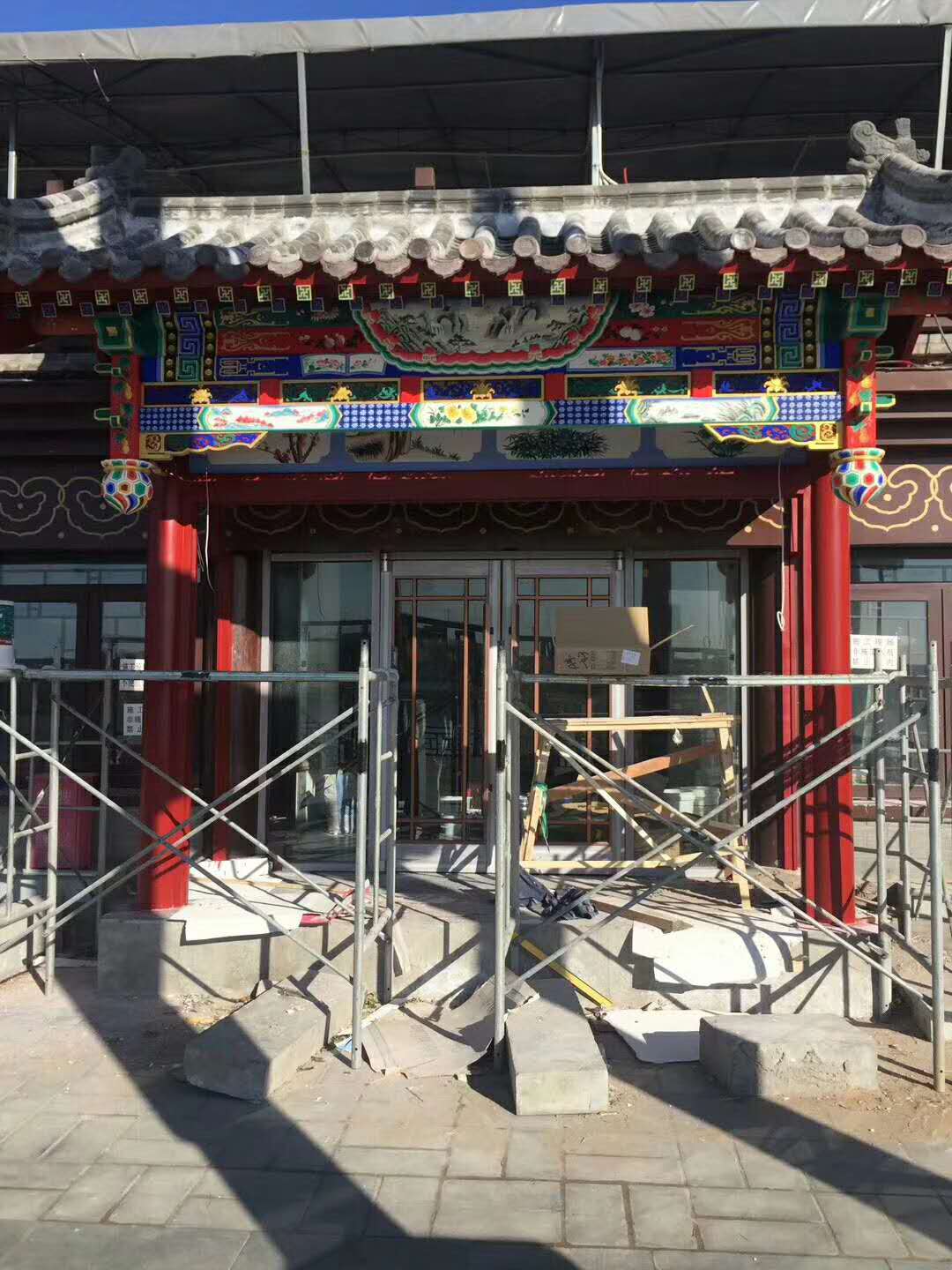 供應(yīng)中式仿古門頭制作安裝 中式仿古門頭1