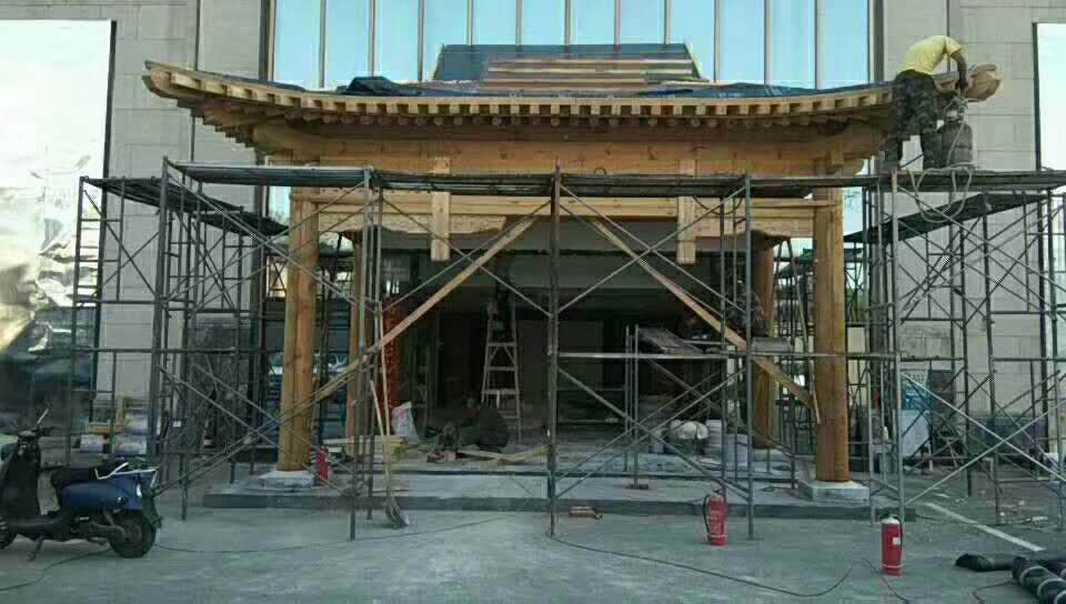 供應古建門頭2施工