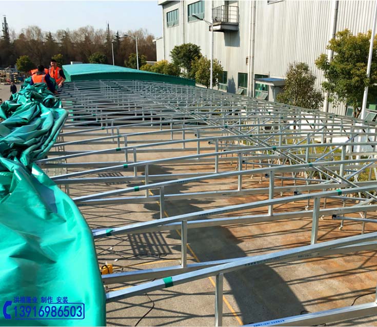 海寧移動(dòng)棚 嘉興海寧伸縮蓬報(bào)價(jià) 嘉興海寧鴻禧推拉棚廠家