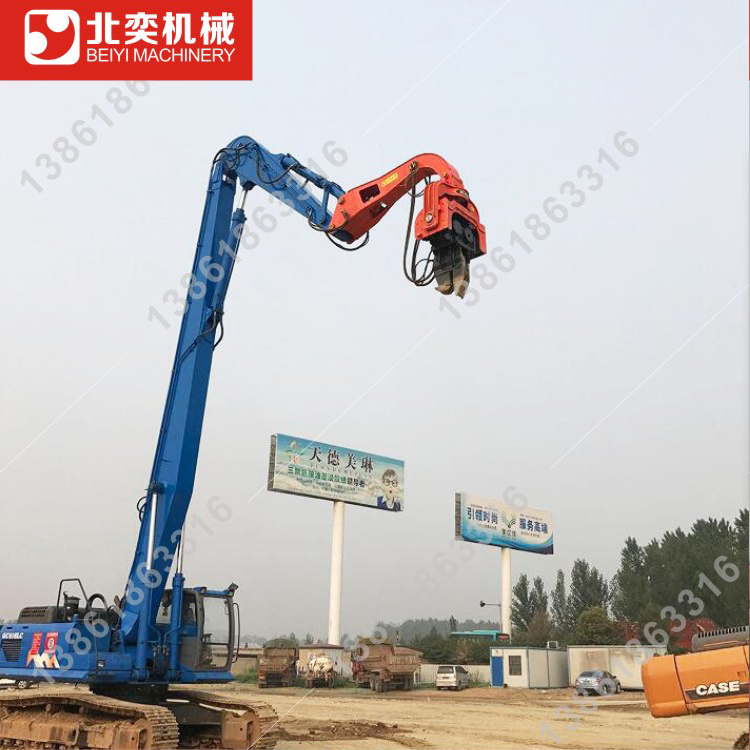 供應(yīng)建筑工地打樁機(jī)，建筑工地鋼板樁打樁機(jī)價(jià)格，挖掘機(jī)打樁錘頭 鋼板樁拉森樁打樁機(jī)