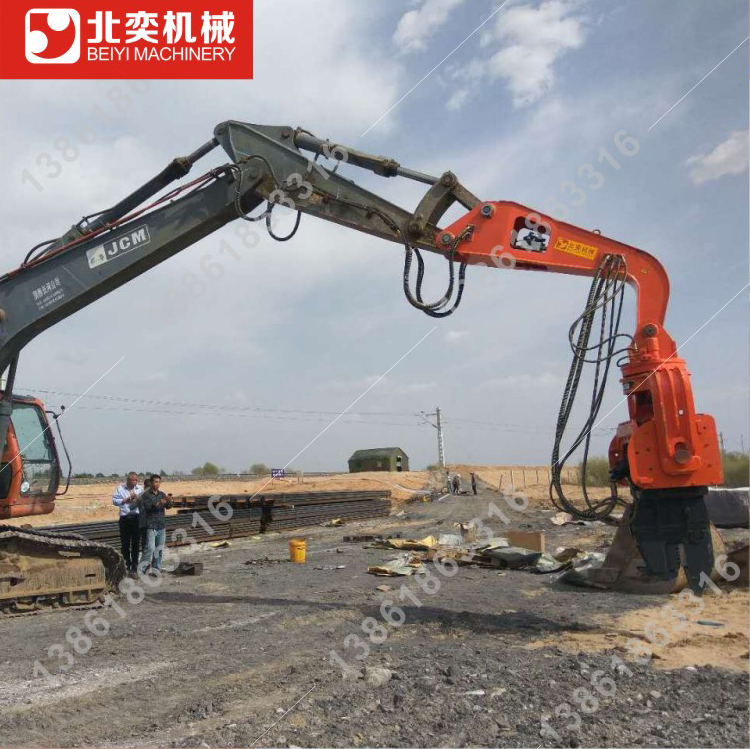 供應(yīng)建筑工地打樁機(jī)，建筑工地鋼板樁打樁機(jī)價(jià)格，挖掘機(jī)打樁錘頭 鋼板樁拉森樁打樁機(jī)