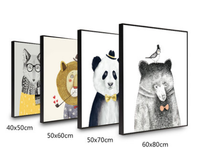 兒童卡通裝飾畫 兒童卡通裝飾畫 彩妝兒童卡通裝飾畫