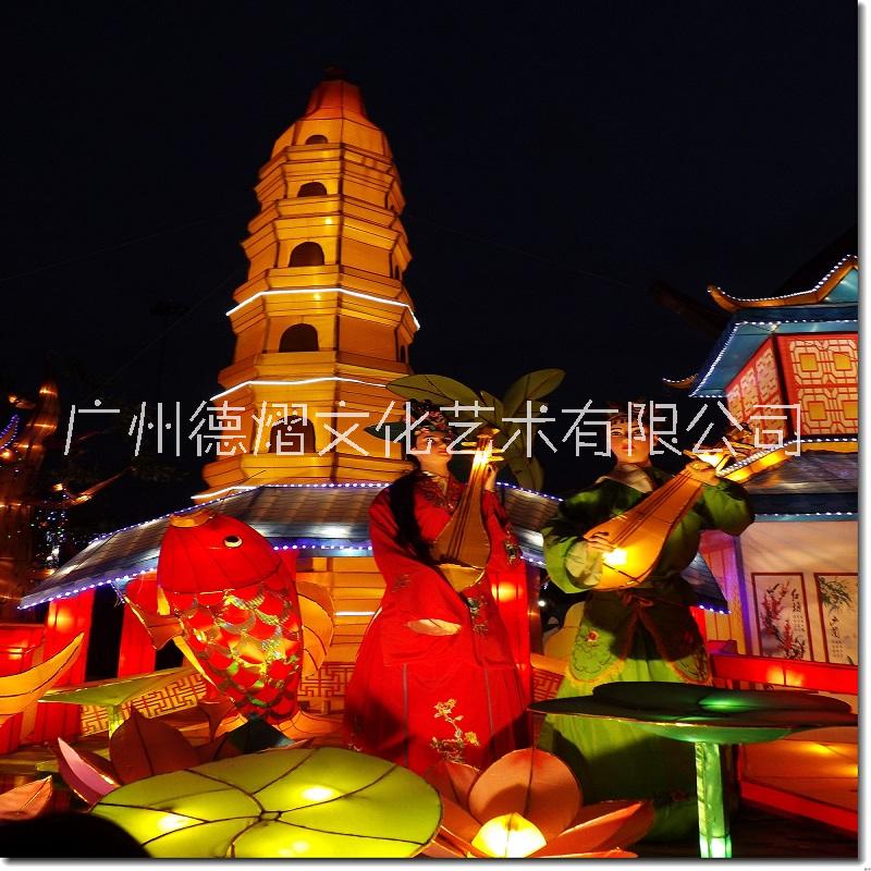 制作彩燈，小型燈會