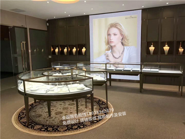 卡地亞珠寶展示柜不銹鋼珠寶首飾展示柜定制廠家