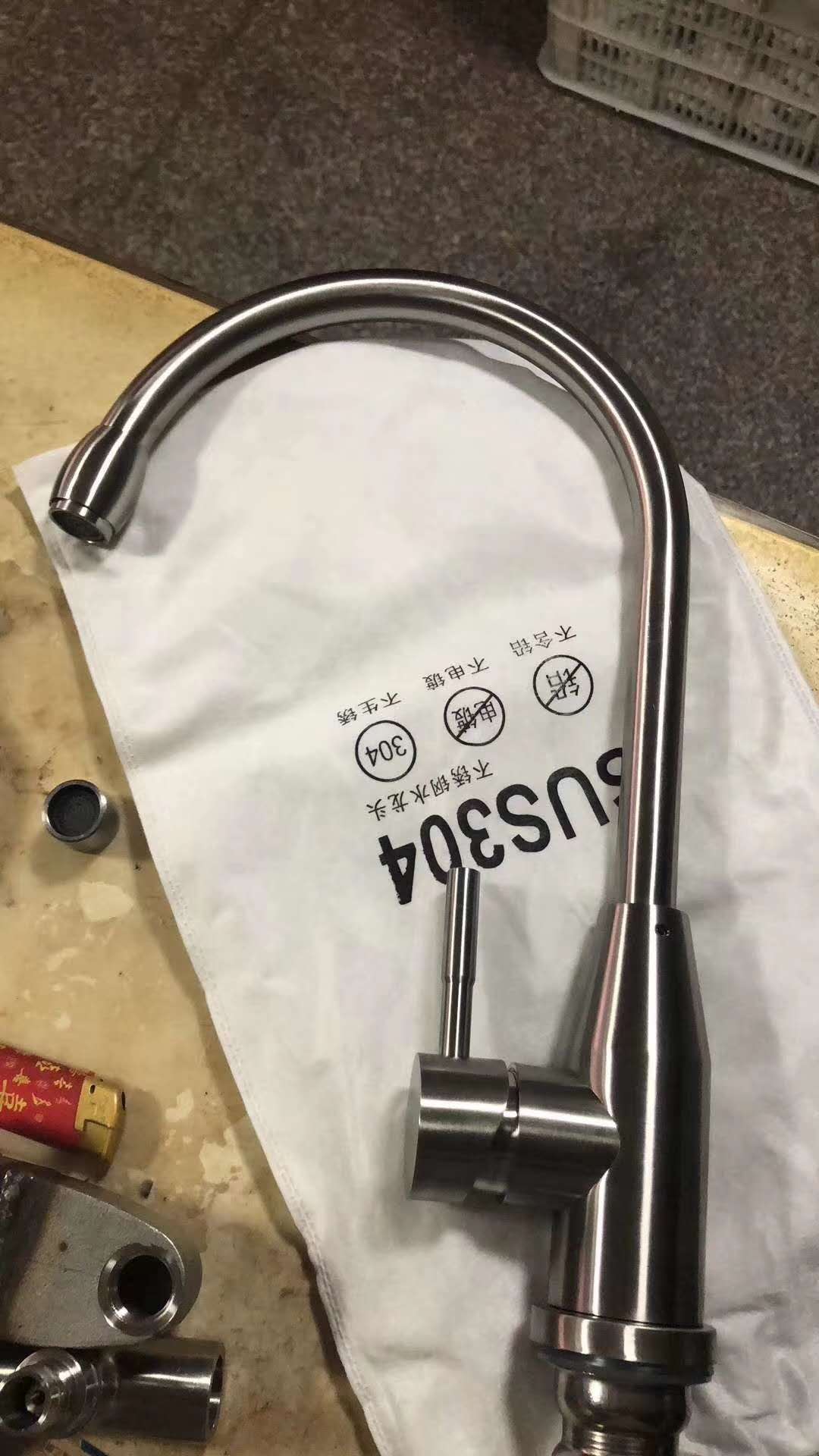 全銅洗臉盆菜盆水龍頭冷熱雙孔面盆