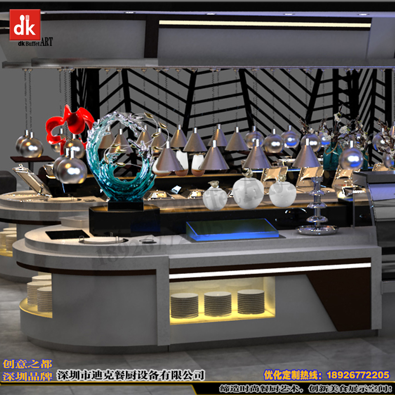 迪克自助餐臺(tái)生產(chǎn)廠家　提供定制優(yōu)質(zhì)餐廚設(shè)備　英國(guó)愛(ài)丁堡自助餐廳案例