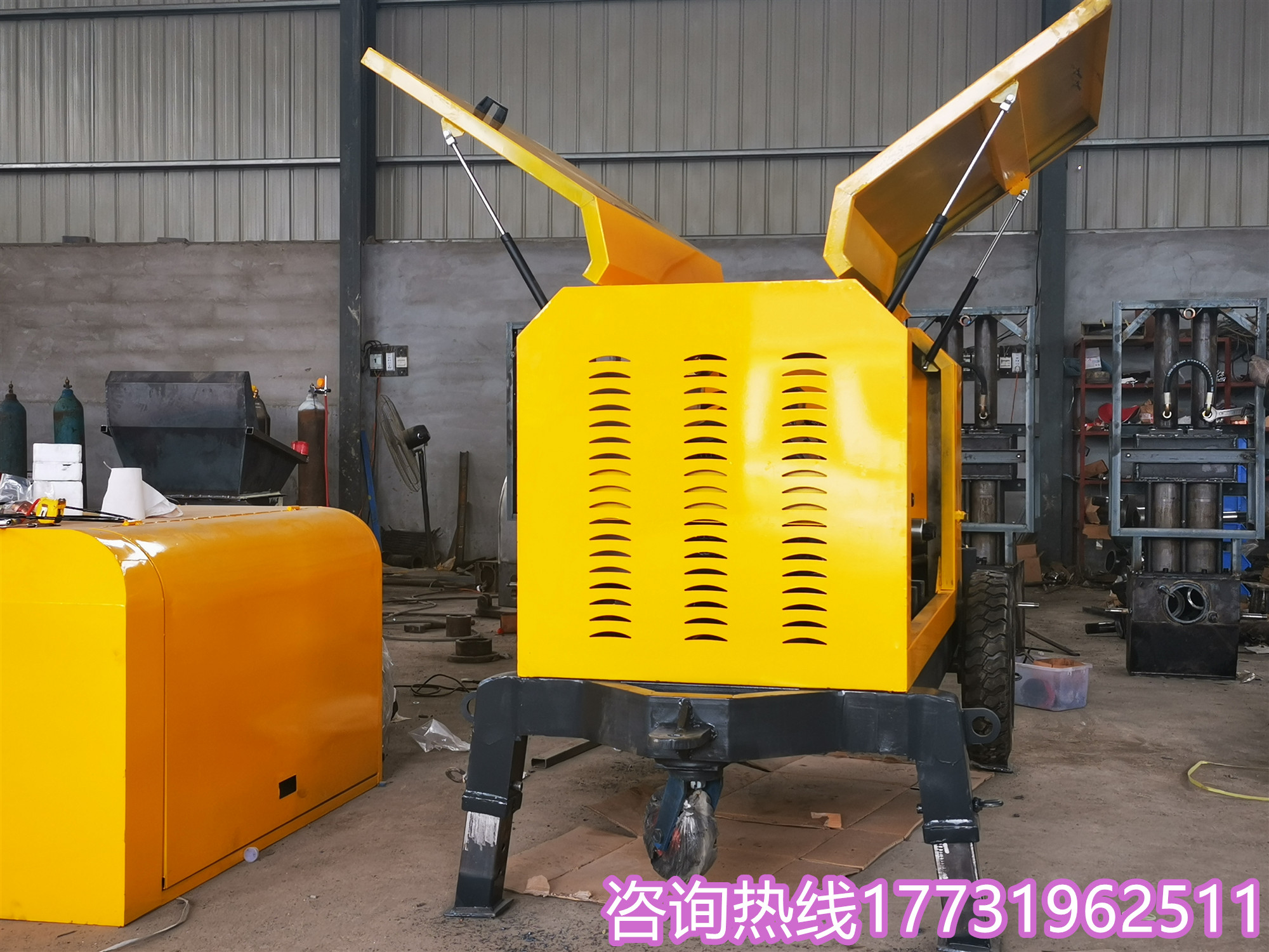 細(xì)石混凝土澆筑泵靈活簡單易操作