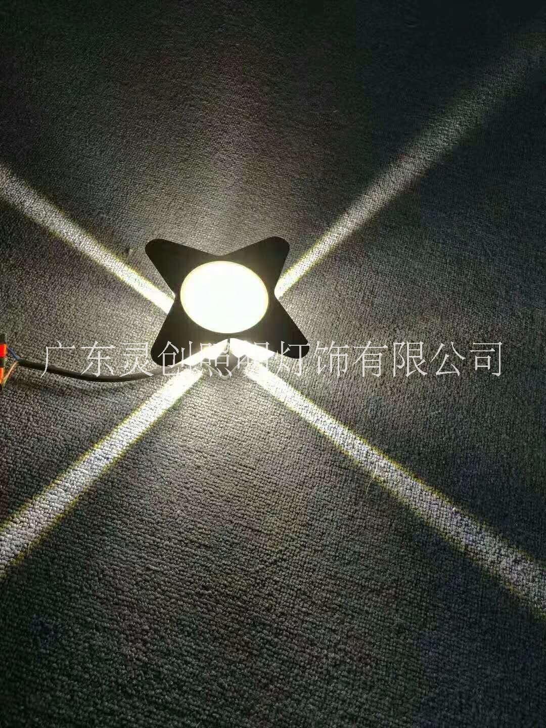 東莞KTV門頭亮化工程采靈創(chuàng)照明LED十字星光燈