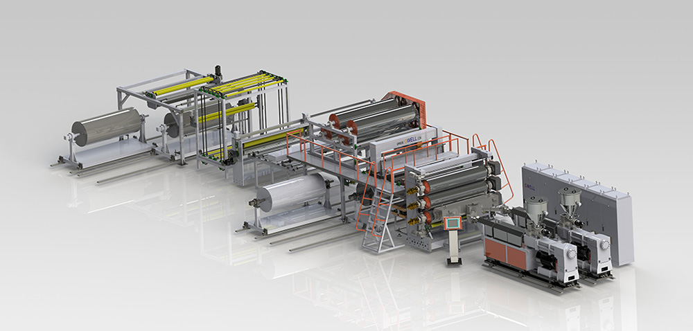 廠家直銷PLA/淀粉可降解片材生產(chǎn)線