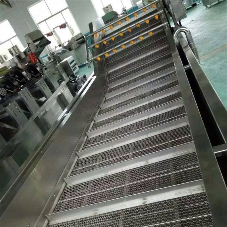 果蔬清洗風(fēng)干流水線  氣泡清洗、洗菜機(jī)、洗袋機(jī)