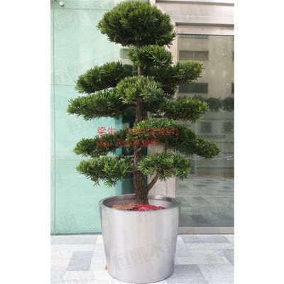 園林種植花池噴泉不銹鋼花缽