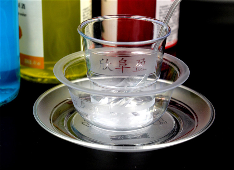 一次性水晶餐具 一次性餐具加盟 無需門店 一人可做 欣阜盈廠家批發(fā) 欣阜盈水晶餐具