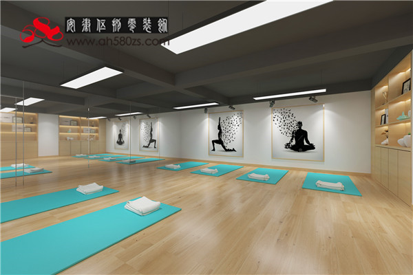 合肥瑜伽館裝修 預(yù)算低效果好的裝修設(shè)計 美的綻放 合肥瑜伽館裝修瑜伽室設(shè)計