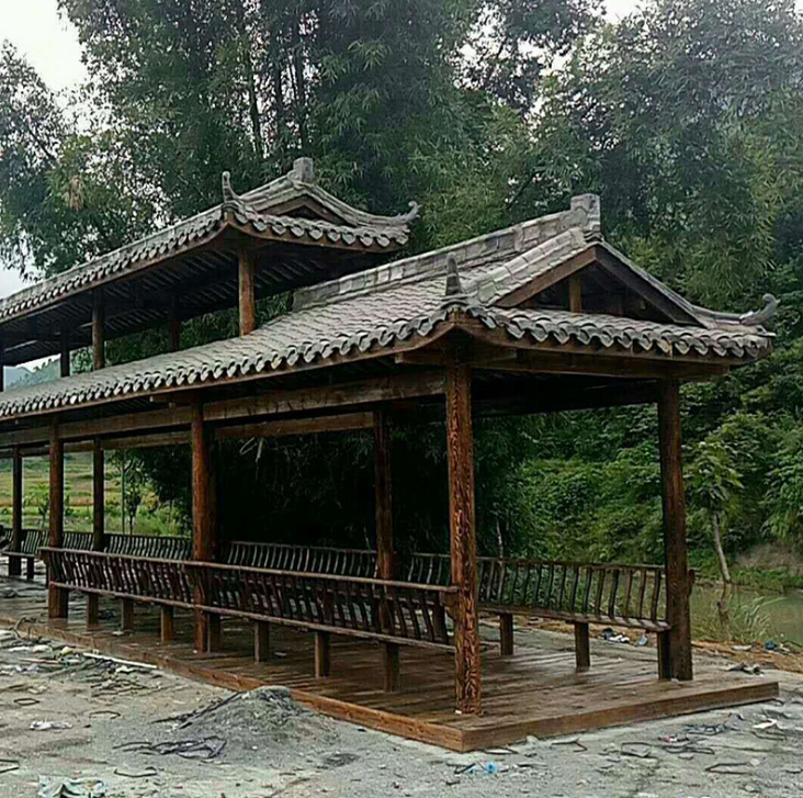 碳化長(zhǎng)廊防腐木扇形涼亭實(shí)木涼亭 庭院涼亭仿古扇形涼亭 景觀長(zhǎng)廊廠家直銷傳統(tǒng)工藝