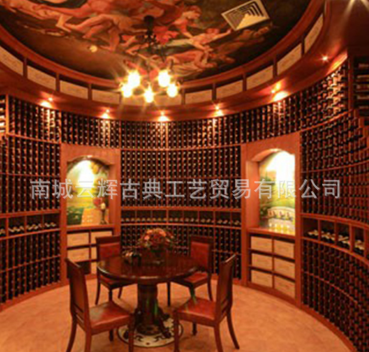 南城云輝古典廠家直銷 紅酒柜架 新款紅酒架批發(fā)定制