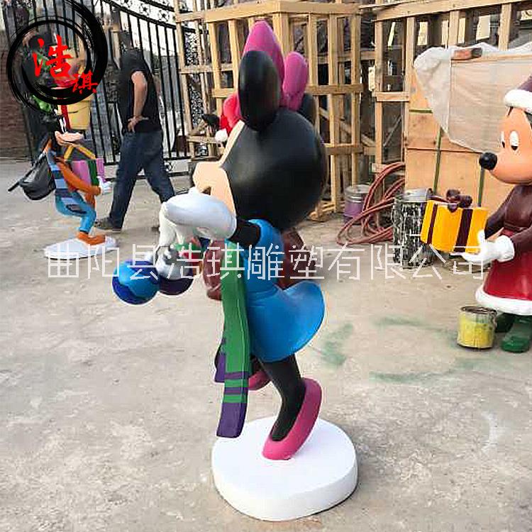 圣誕節(jié)玻璃鋼米妮雕塑 樹脂米老鼠雕塑供應(yīng) 玻璃鋼樹脂卡通雕塑廠家直銷 米老鼠雕塑定制批發(fā) 曲陽玻璃鋼雕塑供應(yīng)廠家