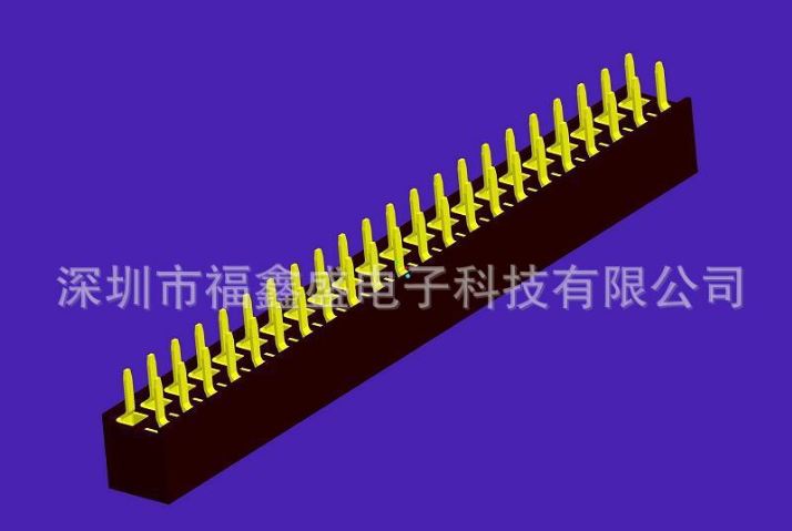 生產(chǎn)供應(yīng)2.0 圓孔排針 圓孔鍍金排針 母座排針 圓形排針2.54