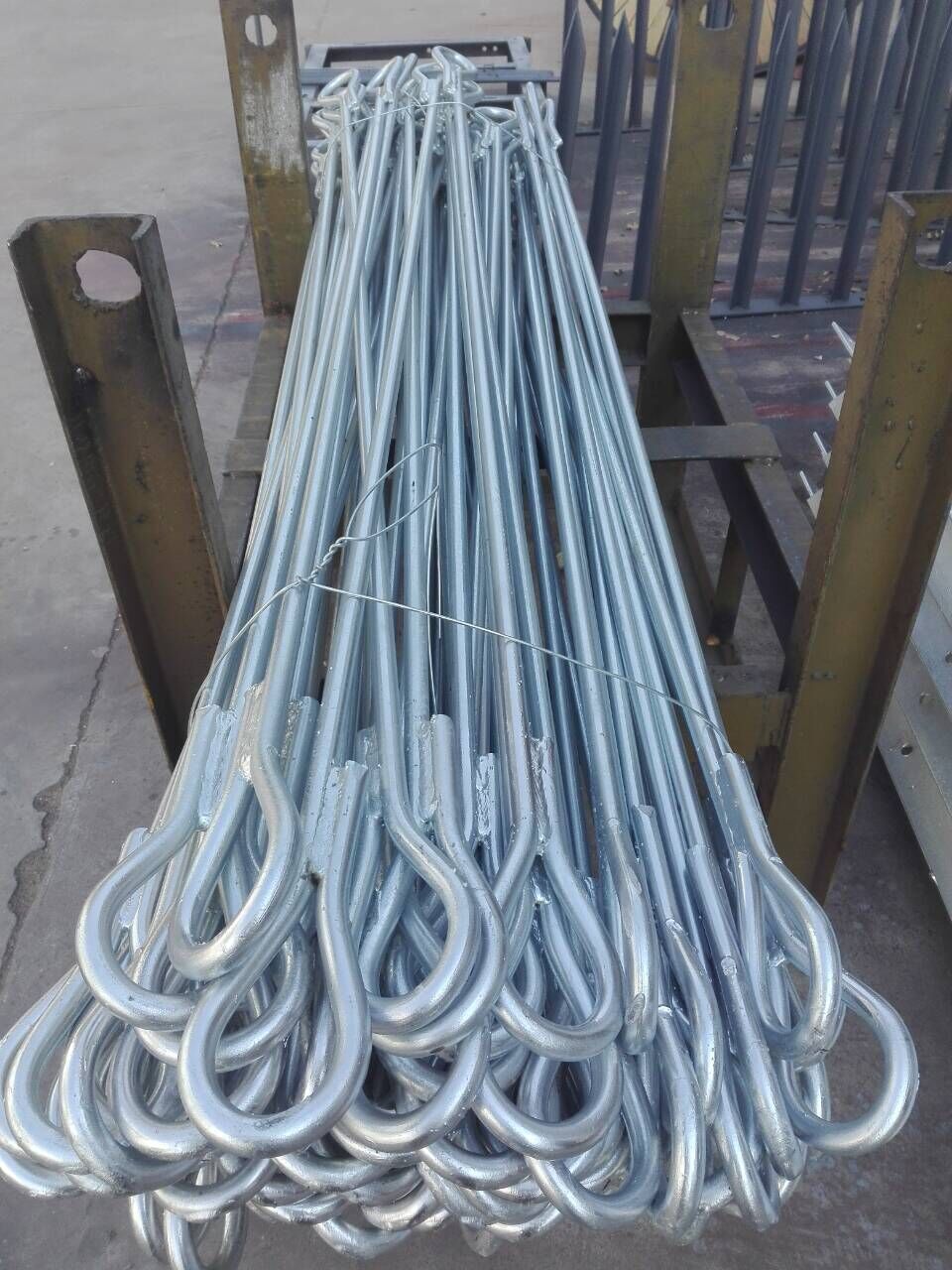 L拉線棒 鐵附件 熱鍍鋅圓鋼 來圖加工 拉線地錨 錨固金具